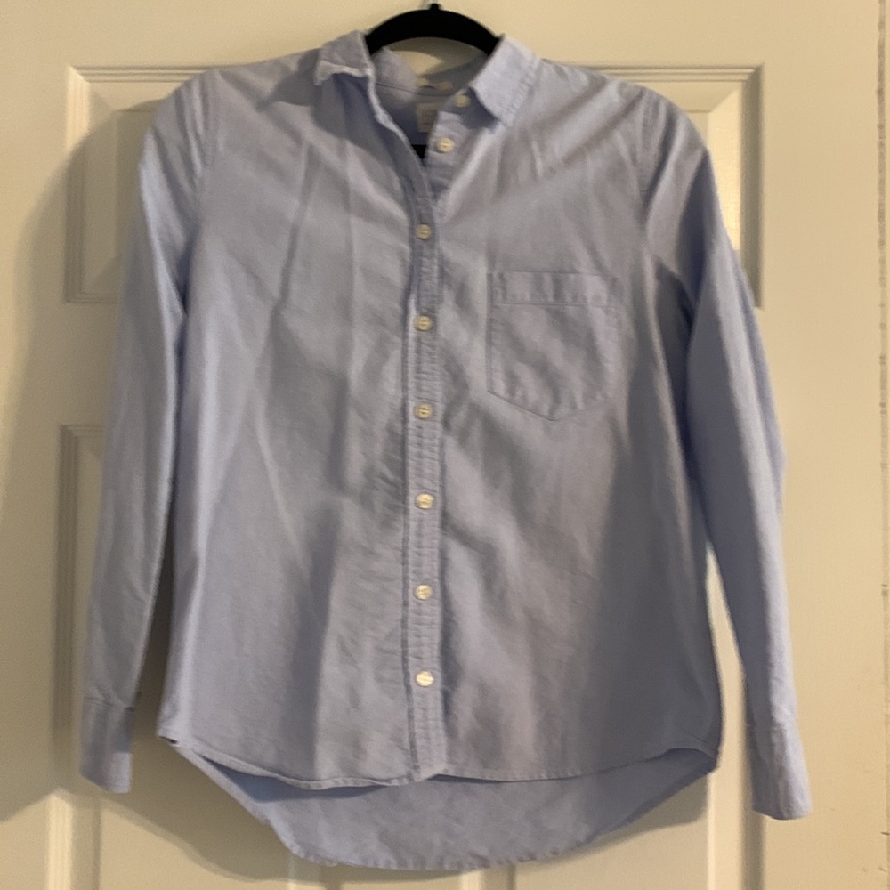 J. Crew boy fit Oxford button down